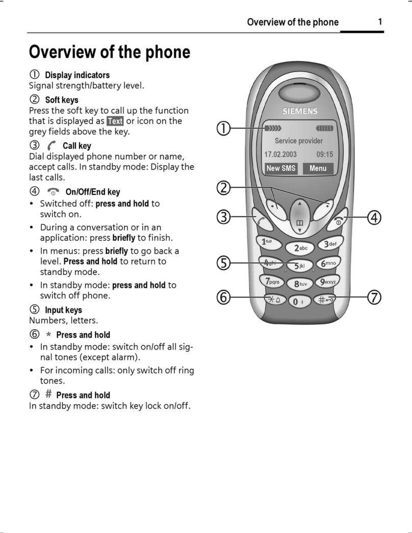 Siemens A51 User manual Siemens A51 User manual
