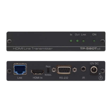 Kramer TP-580Txr User manual