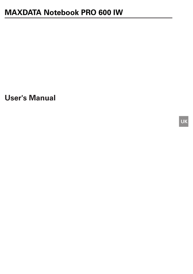MAXDATA PRO 600 IW User manual