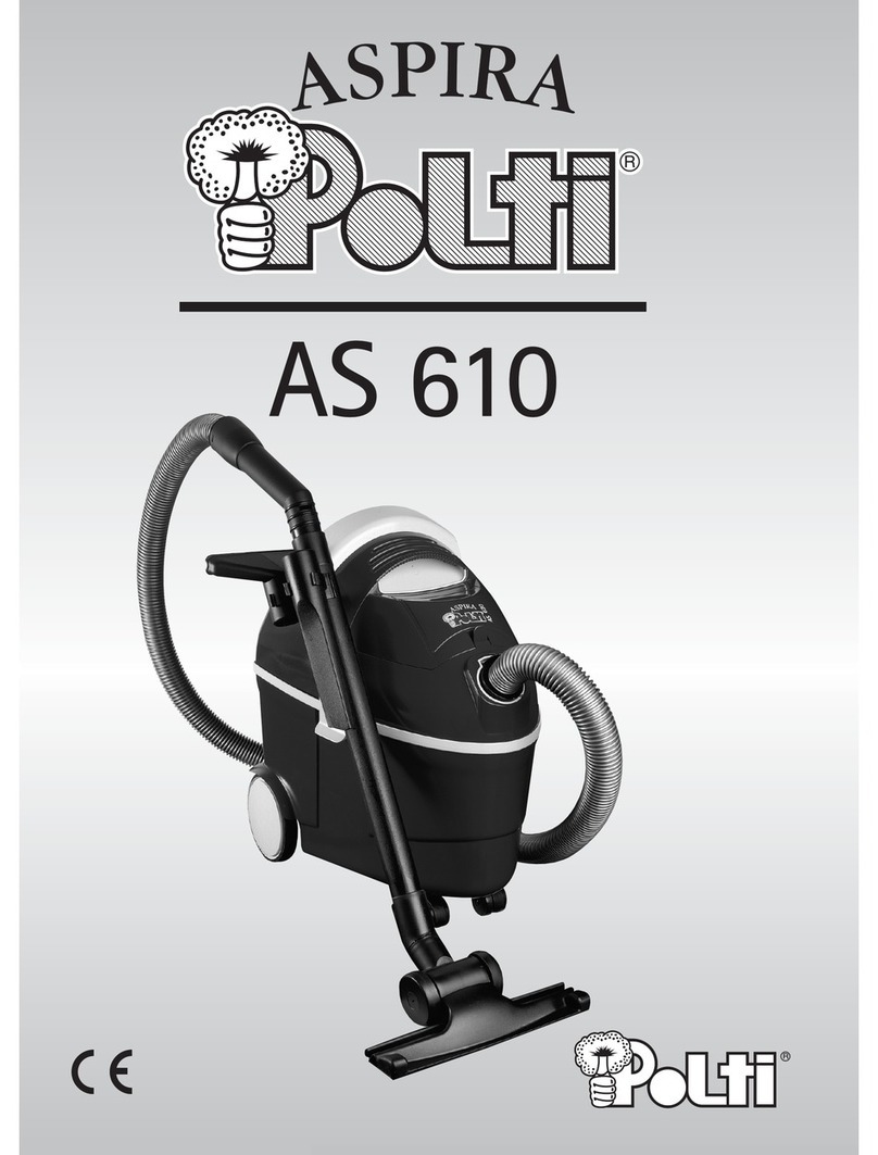 POLTI ASPIRA AS610 Usage instructions
