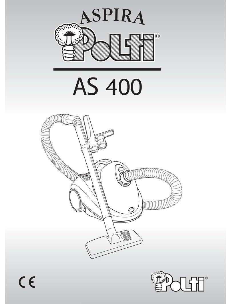 POLTI ASPIRA AS 400 Usage instructions