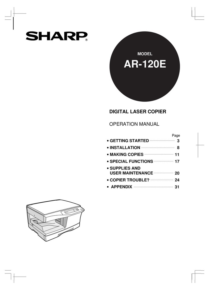 Sharp AR-120E User manual