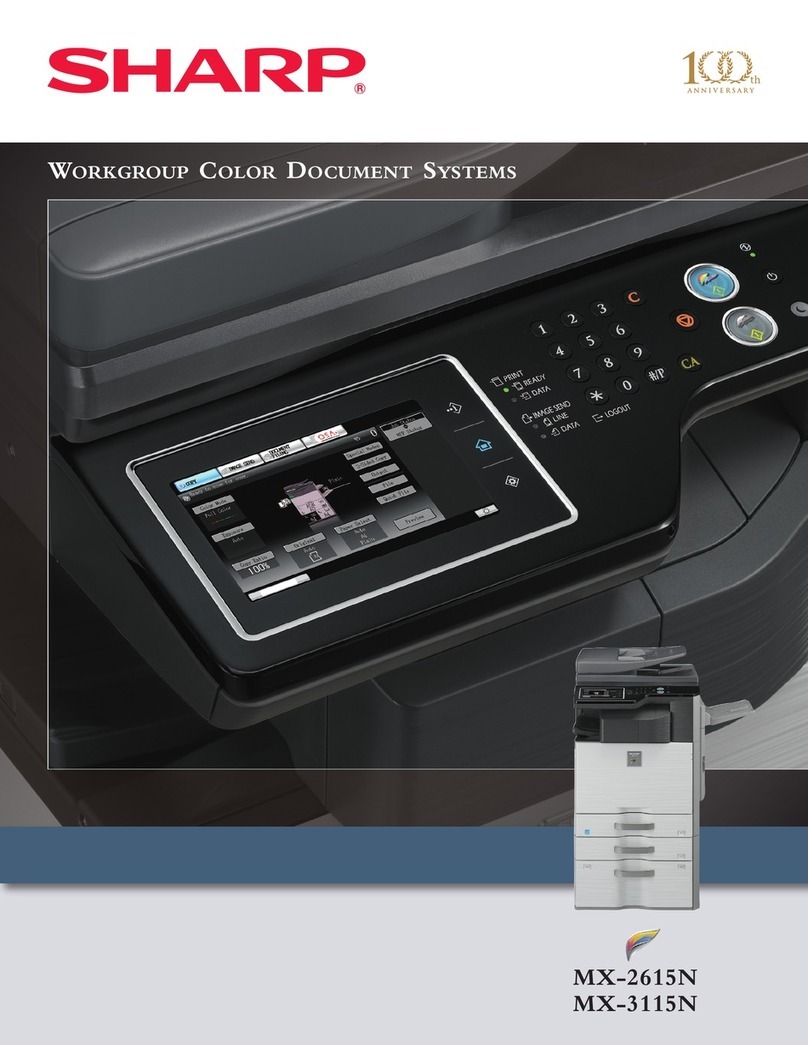 Sharp MX-3115N User manual