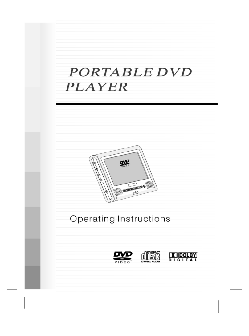 Medion PORTABLE DVD PLAYER operating instructions