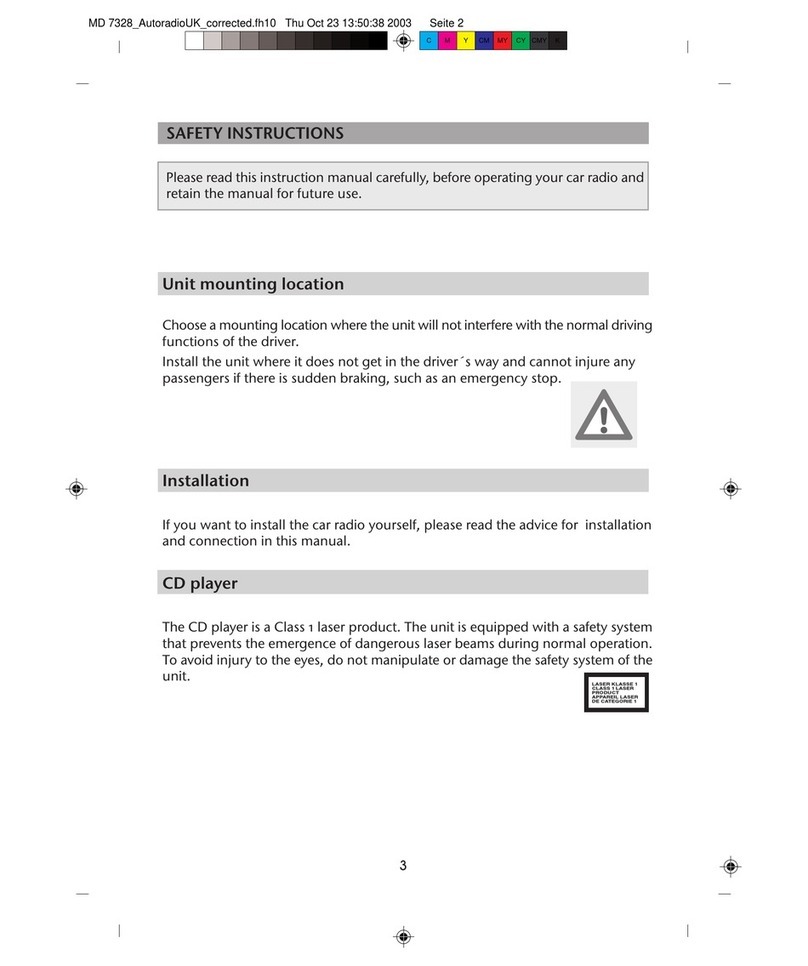 Medion Car Audio manual&nbsp;