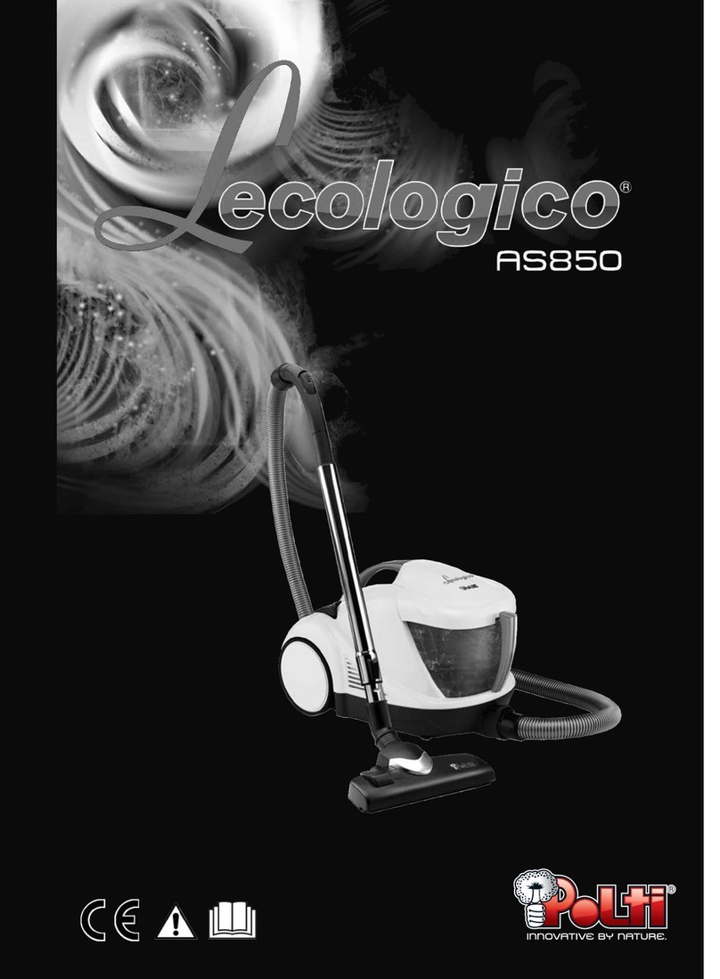 POLTI LECOLOGICO AS850 Parts list manual