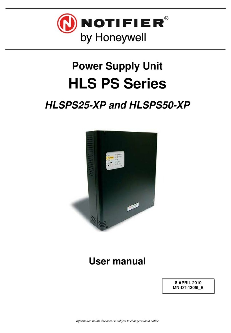 Notifier HLSPS25-XP user manual