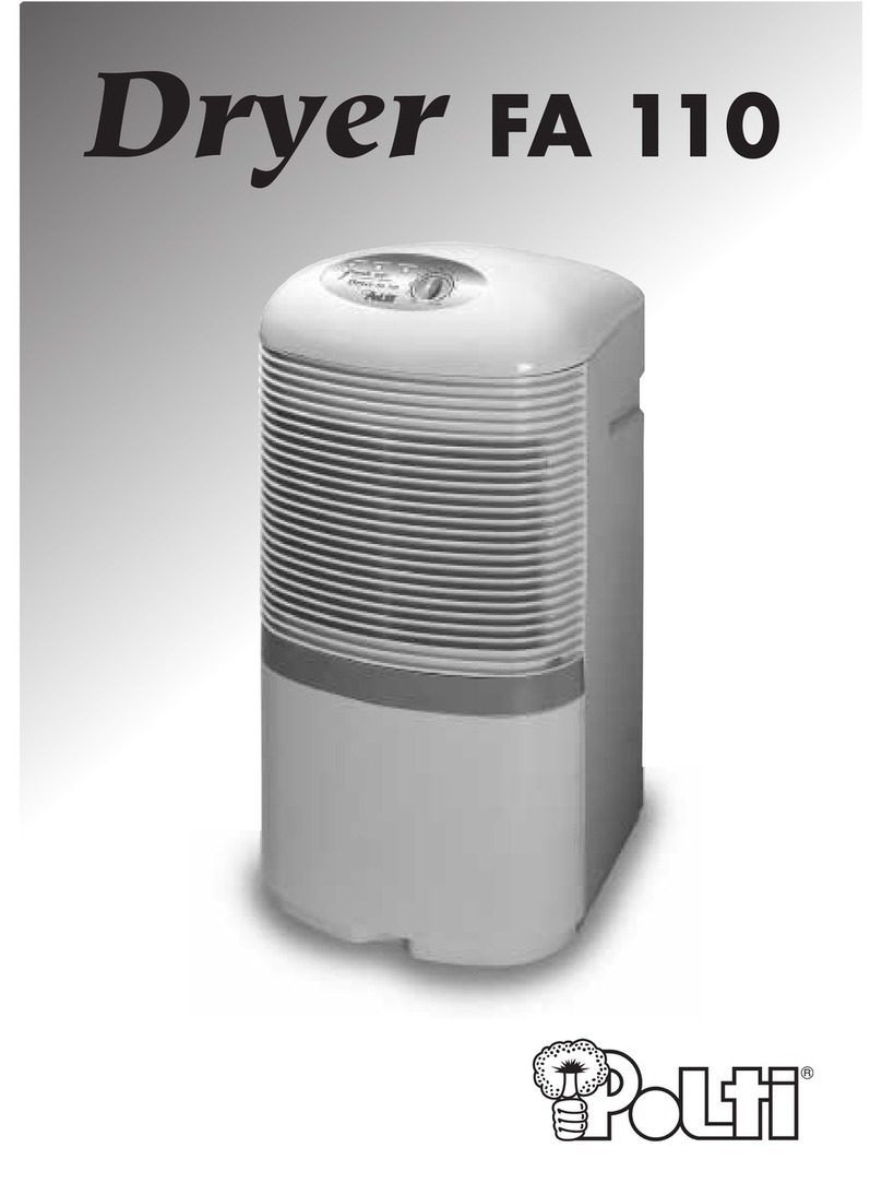 POLTI FA 110 Usage instructions