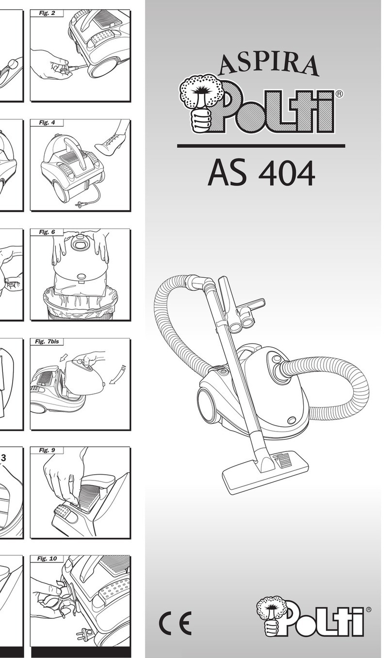 POLTI ASPIRA AS404 Usage instructions