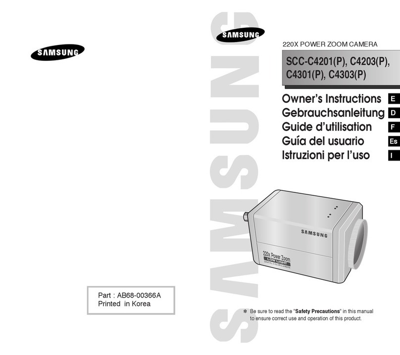 Samsung SCC-C4201(P) User manual