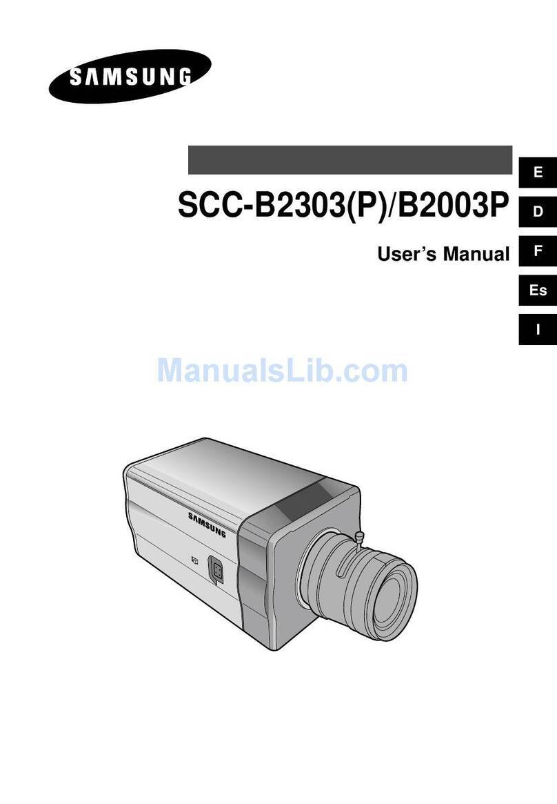 Samsung SCC-B2303(P) User manual