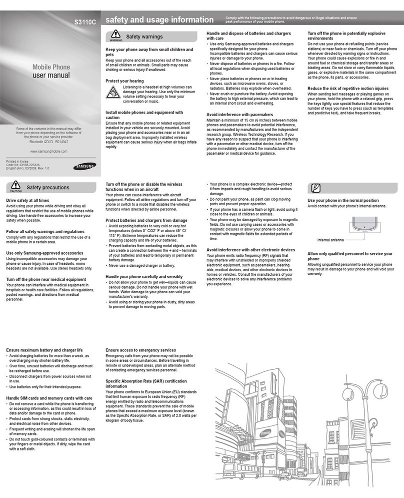 Samsung S3110C User manual