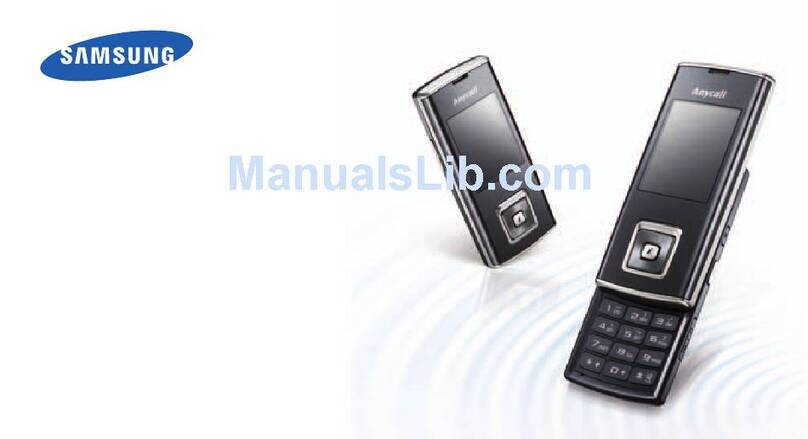 Samsung SGH-J608 User manual