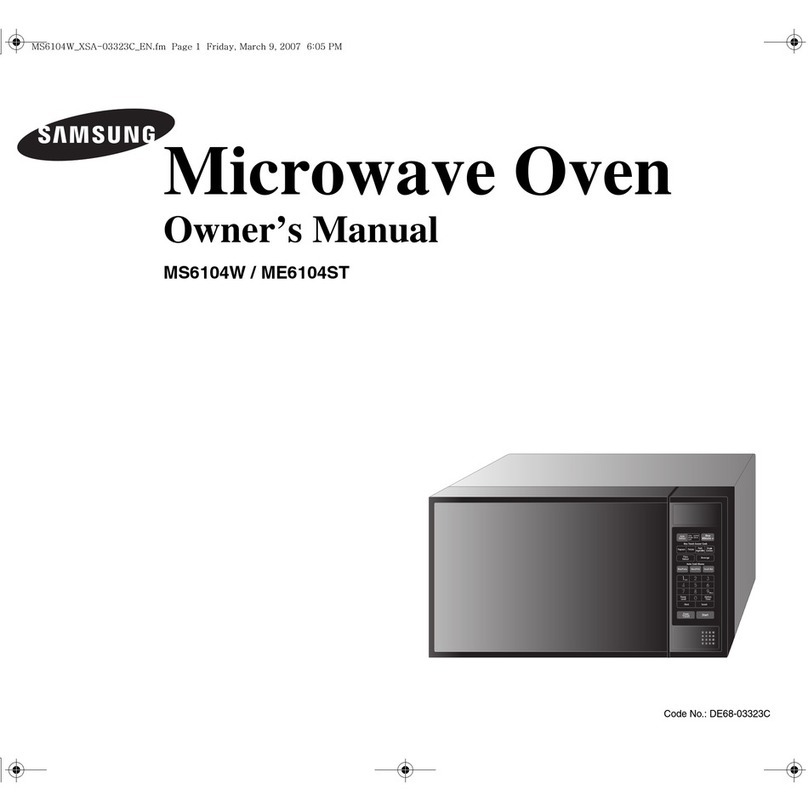 Samsung MS6104W User manual