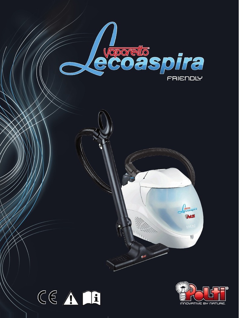 POLTI VAPORETTO LECOASPIRA FRIENDLY Usage instructions