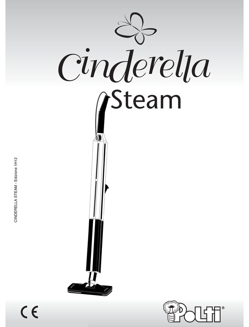 POLTI CINDERELLA STEAM Usage instructions