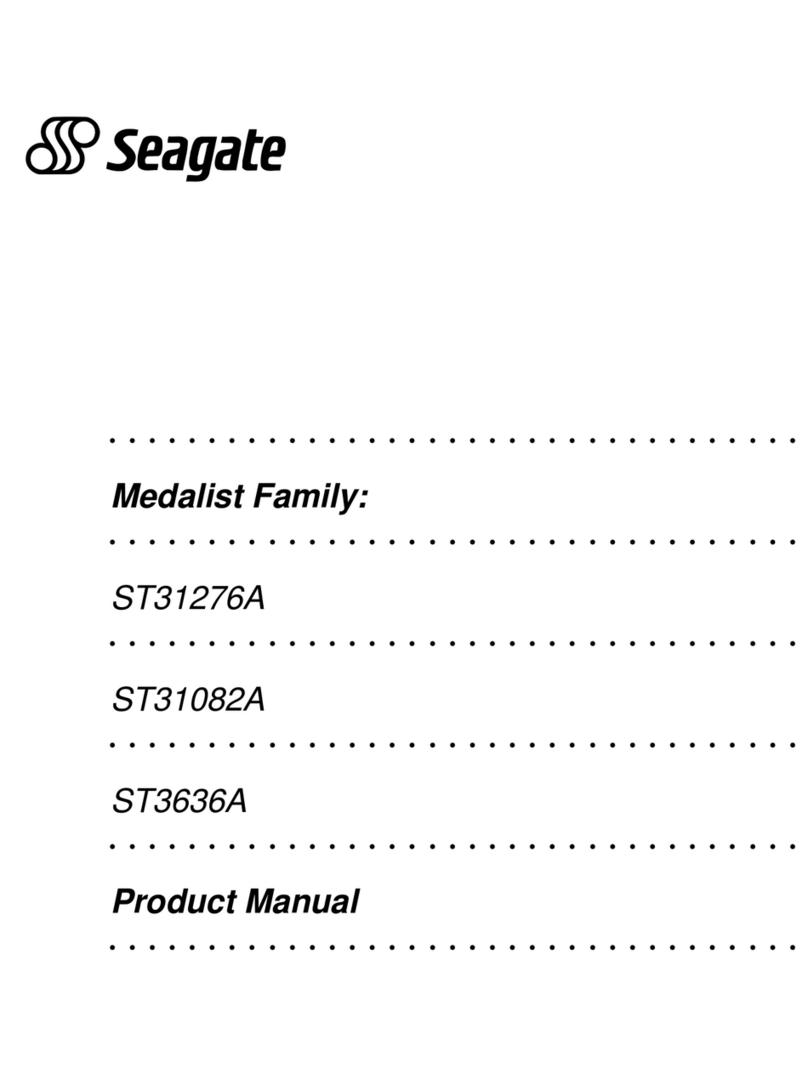 Seagate Medalist ST3636A product manual Seagate Medalist ST3636A product manual