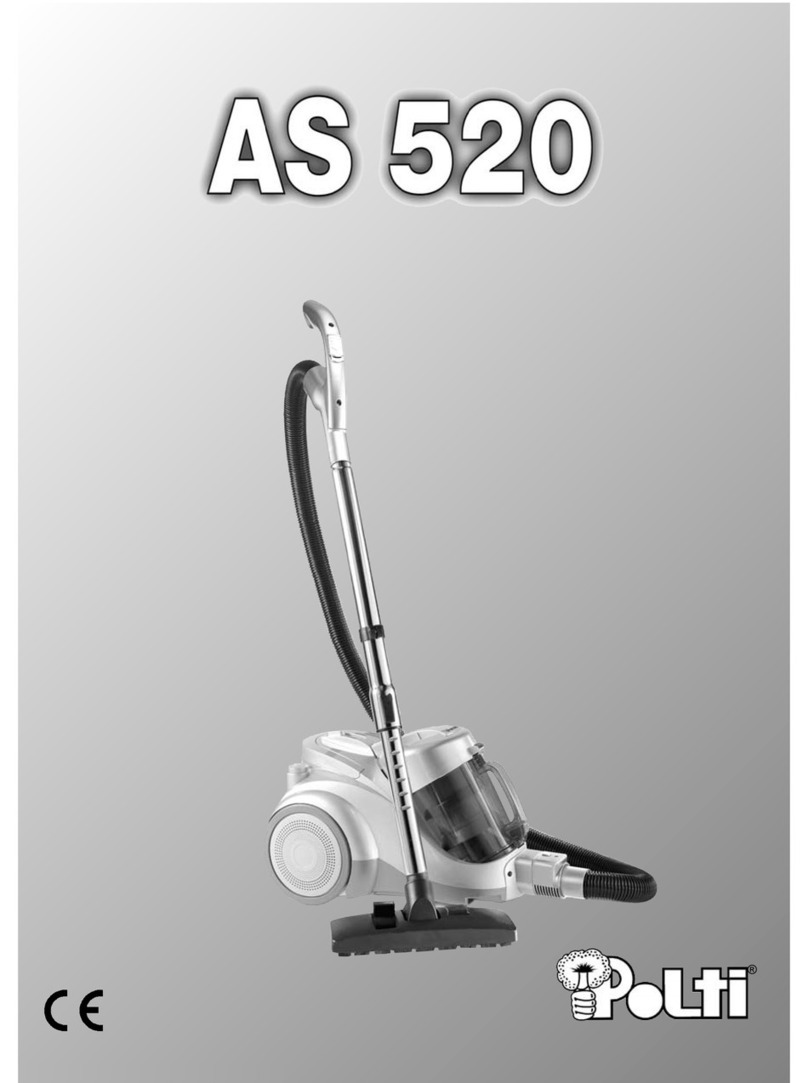 POLTI AS 520 Usage instructions