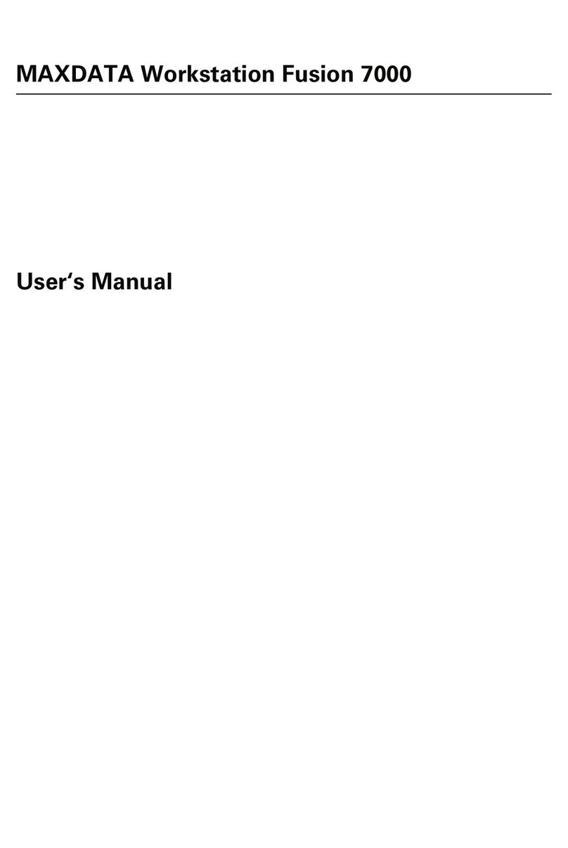 MAXDATA Workstation Fusion 7000 user manual