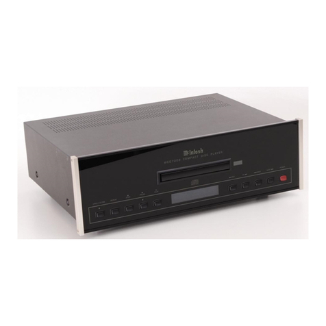 McIntosh MCD 7009 User manual