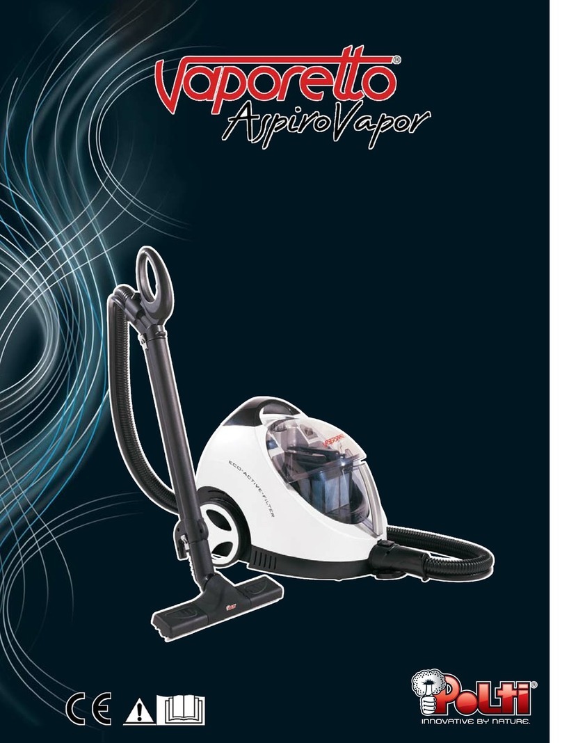 POLTI VAPORETTO ASPIROVAPOR Usage instructions