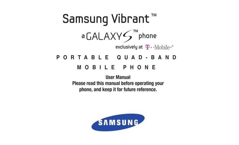 Samsung Galaxy S Vibrant User manual