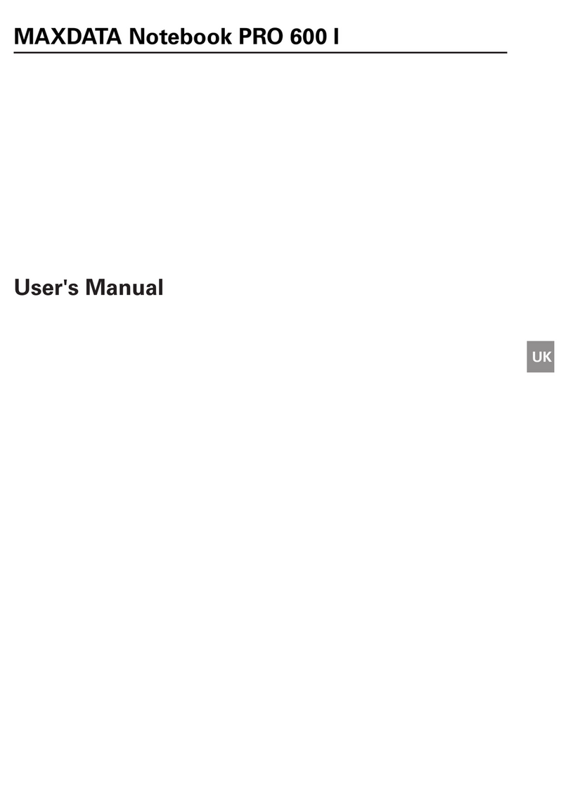 MAXDATA PRO 600 I user manual