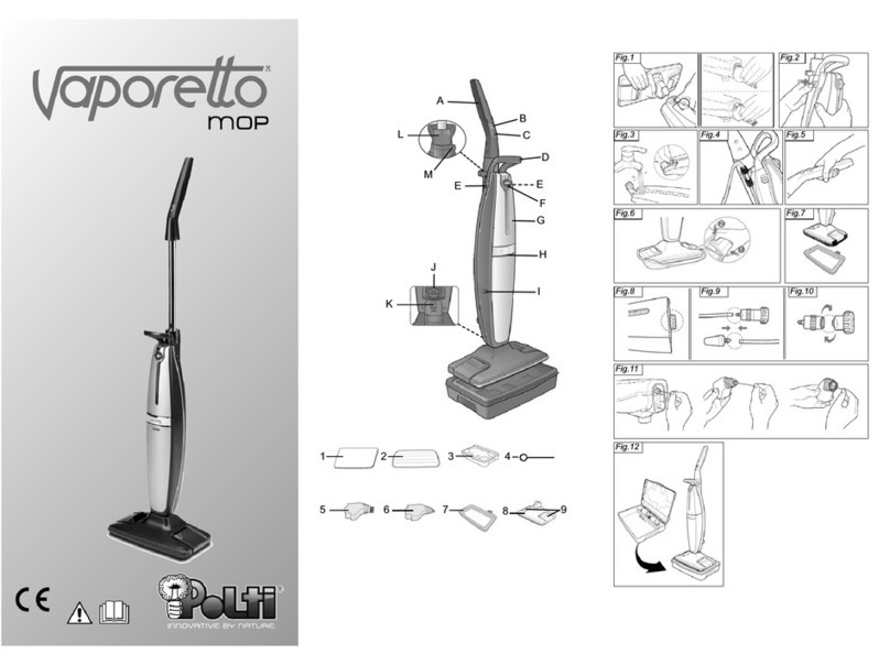 POLTI VAPORETTO MOP Usage instructions
