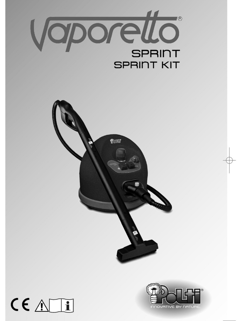 POLTI VAPORETTO SPRINT Usage instructions
