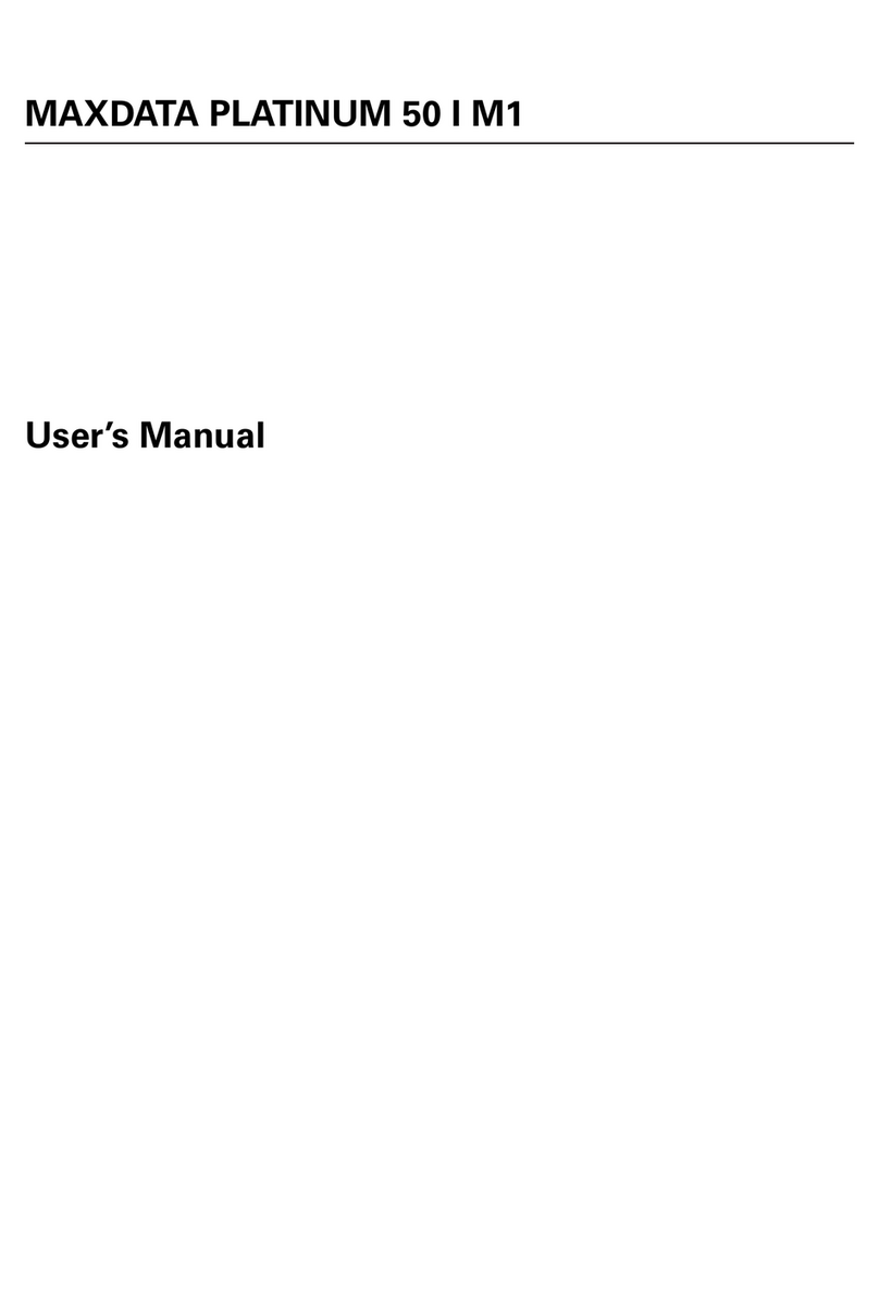 MAXDATA PLATINUM 50 I M1 user manual