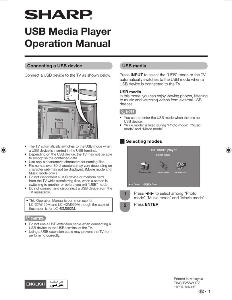 Sharp LC-32M450M Operation manual