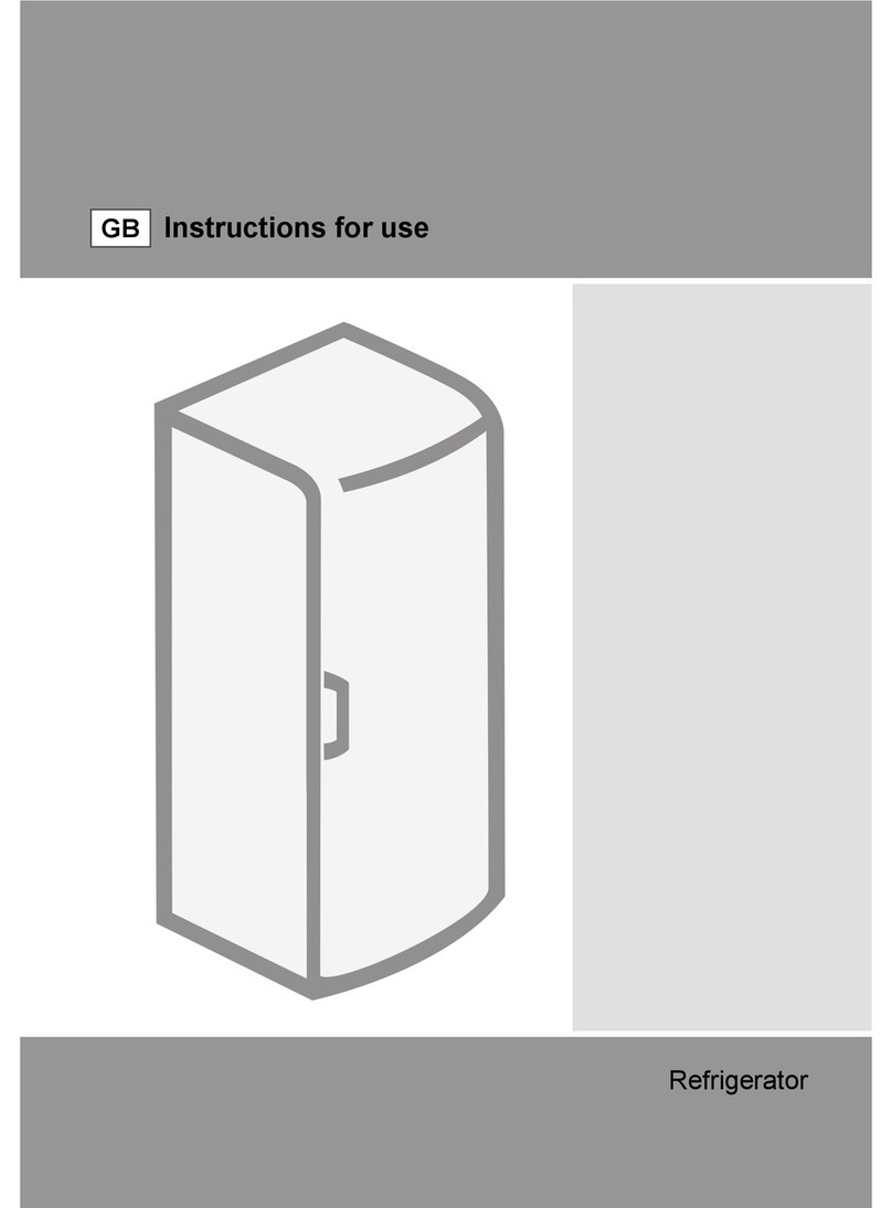 Smeg Refrigerator User manual