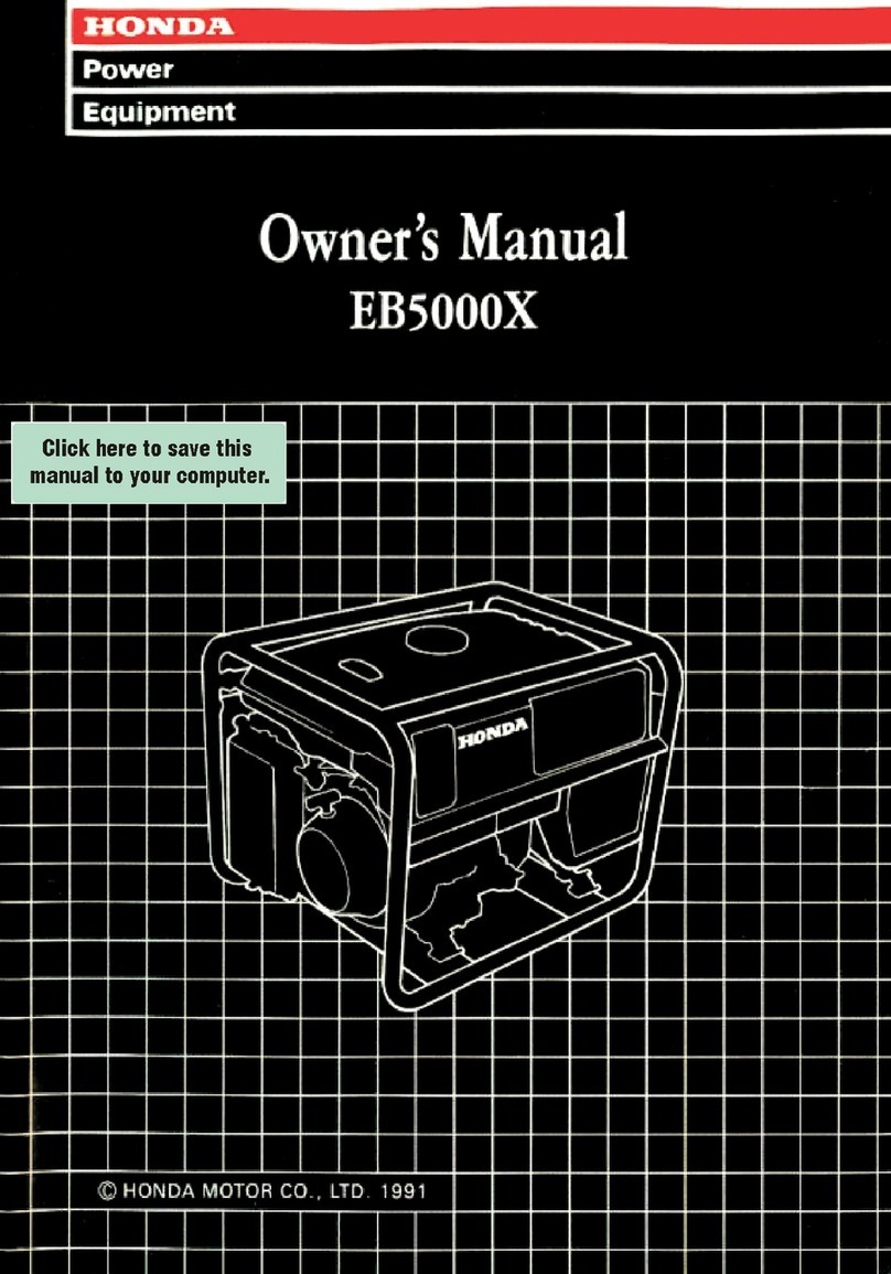 Honda EB5000X owner's manual
