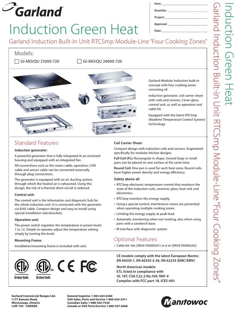 Garland GI-MO/QU 21000-720 Information sheet