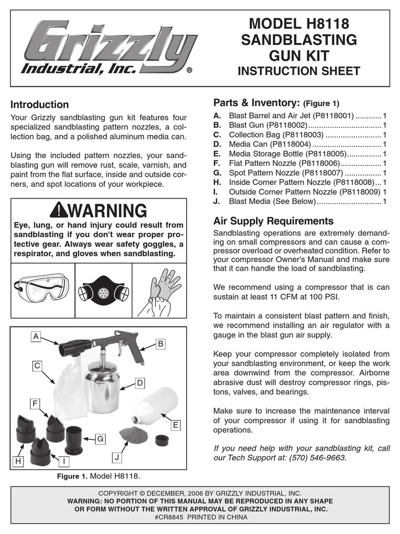 Grizzly H8118 User manual