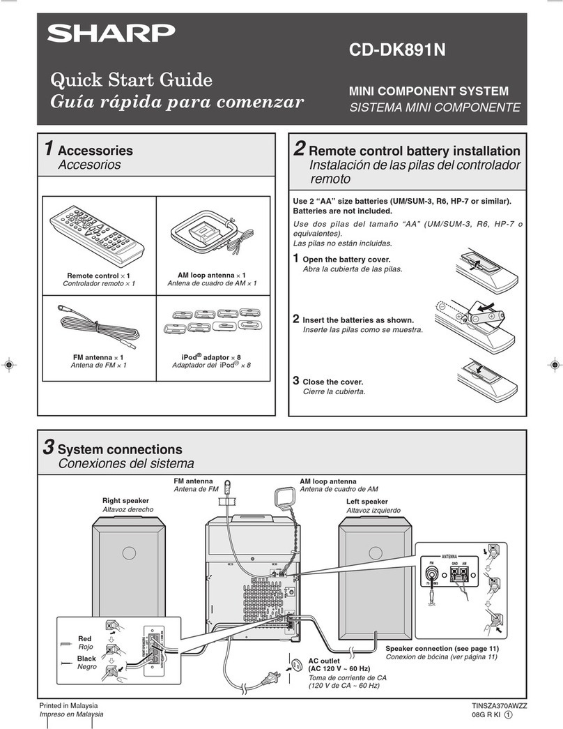 Sharp CD-DK891N User manual Sharp CD-DK891N User manual