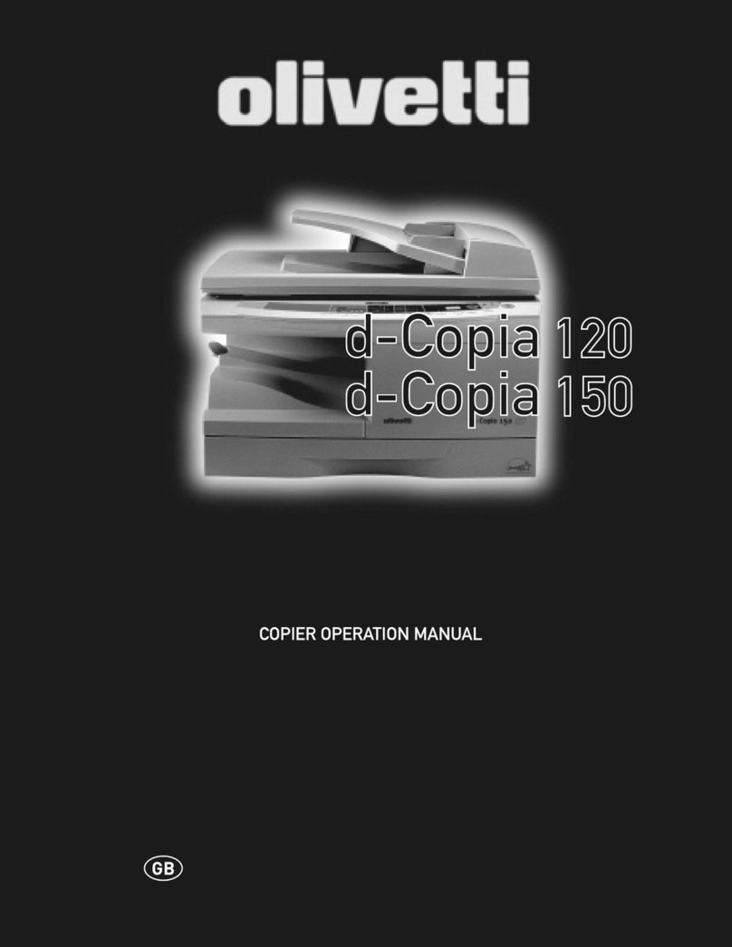 Olivetti d-Copia 150 User manual