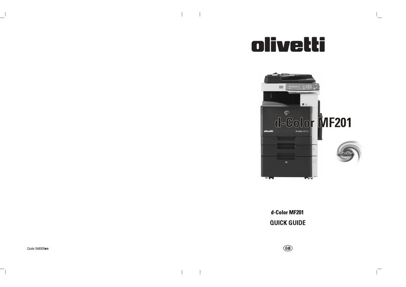 Olivetti d-Color MF201 plus User manual