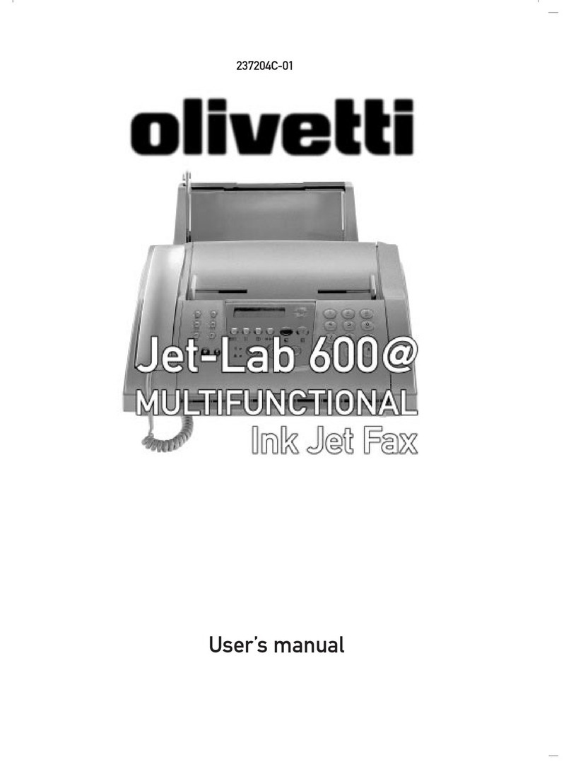Olivetti JET-LAB 600@ User manual