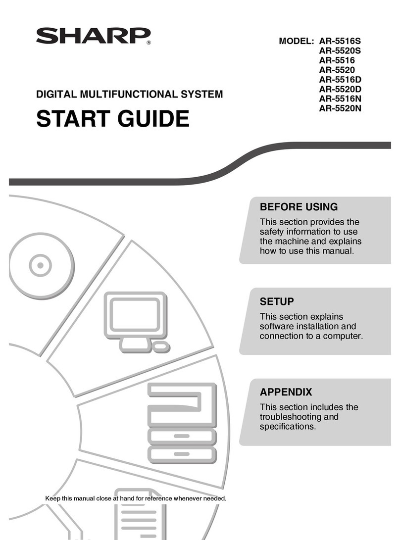 Sharp AR-5516S Guide