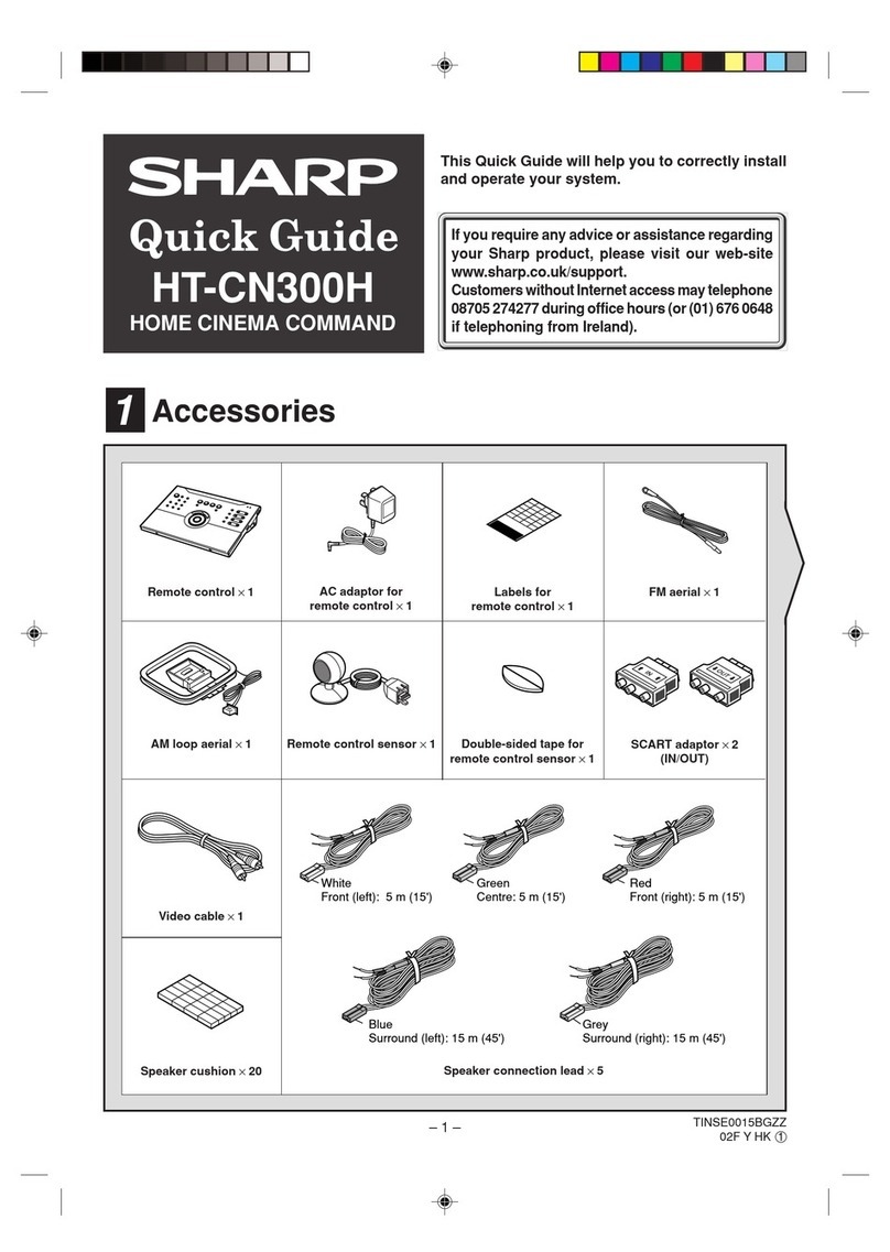 Sharp HT-CN300H User manual
