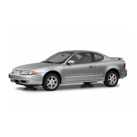 Oldsmobile ALERO 2001 User manual