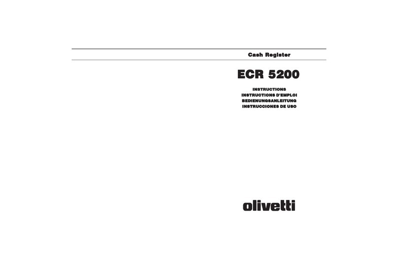 Olivetti ECR 5200 instructions