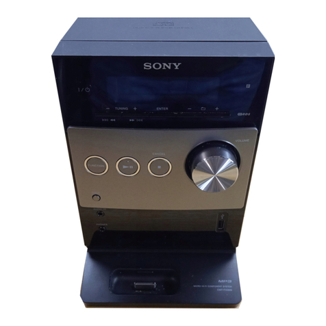 Sony CMT-FX350I User manual Sony CMT-FX350I User manual