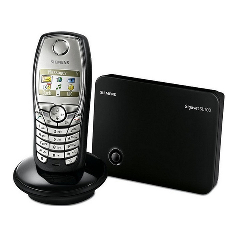 Siemens Gigaset SL100 colour User manual