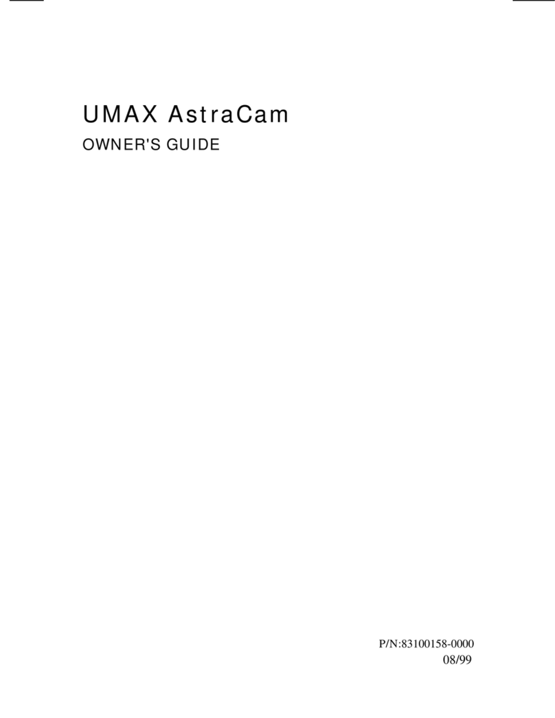 UMAX Technologies ASTRACAM User manual