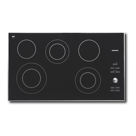 Siemens ET4955UC User manual