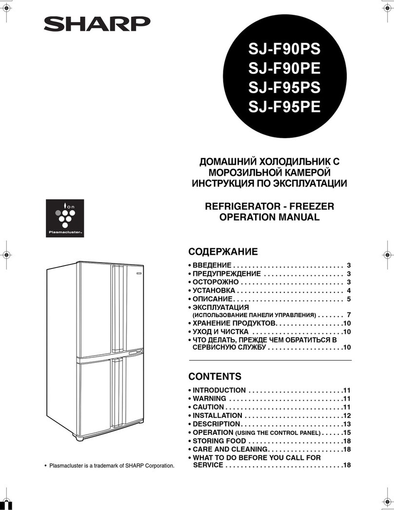 Sharp SJ-F90PS User manual Sharp SJ-F90PS User manual