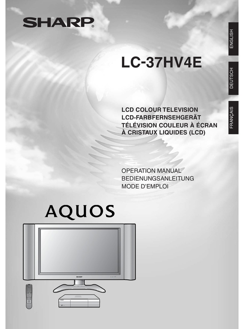 Sharp AQUOS LC-37HV4E User manual