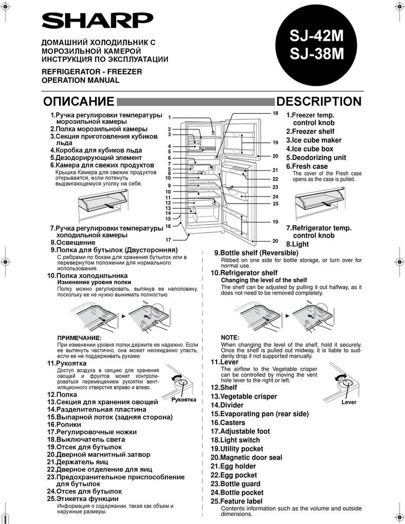 Sharp SJ-42M User manual